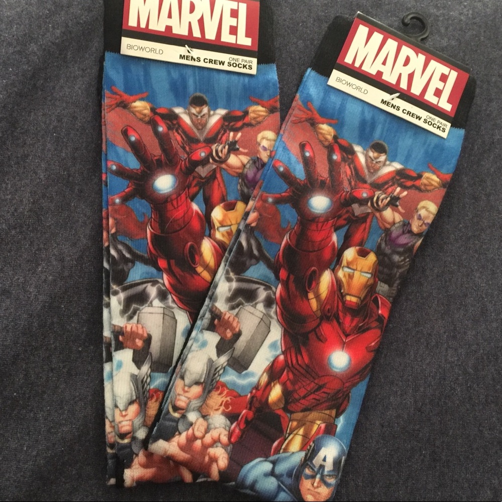 2 Pairs of Marvel Avengers Socks BNWT 💥